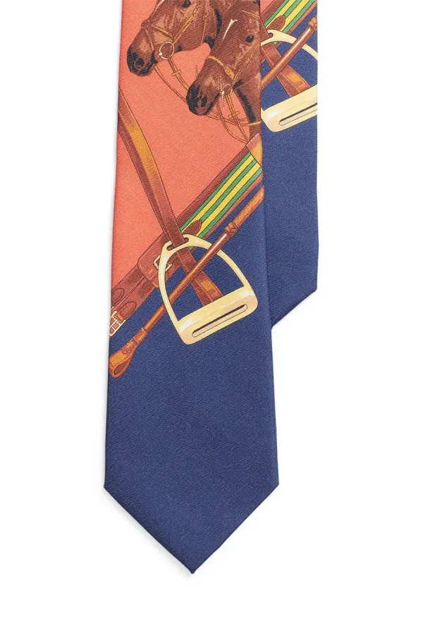 Polo Ralph Lauren Kravata od svile Polo Ralph Lauren boja: narančasta, 712964847