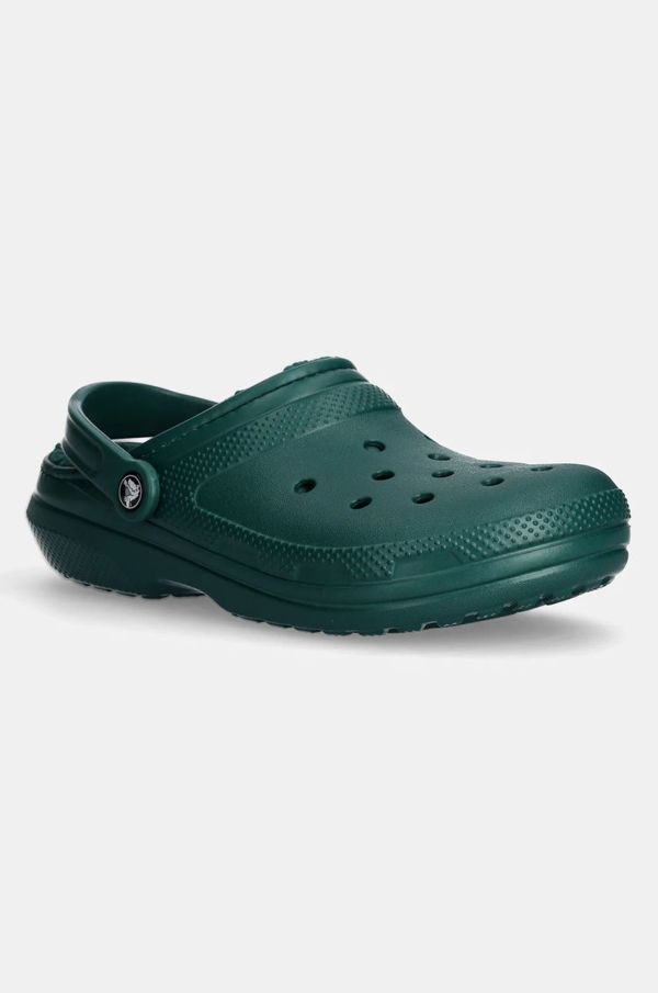 Crocs Kućne papuče Crocs Classic Lined Clog boja: zelena, 203591