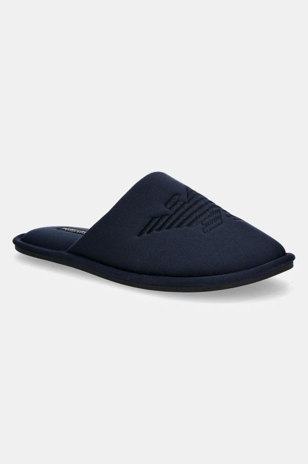Emporio Armani Underwear Kućne papuče Emporio Armani Underwear boja: tamno plava, XJPM17 XD412 Q195
