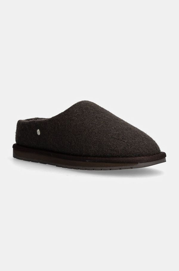 Emu Australia Kućne papuče Emu Australia Joy Felt boja: smeđa, W13148.CHOC