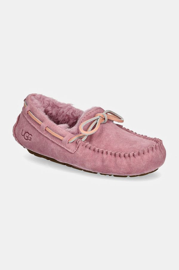 Ugg Kućne papuče od brušene kože UGG Dakota boja: ružičasta, 1107949-DYR