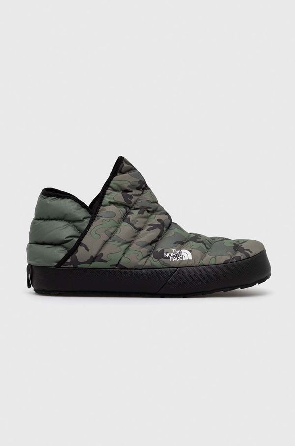 The North Face Kućne papuče The North Face Men S Thermoball Traction Bootie boja: zelena