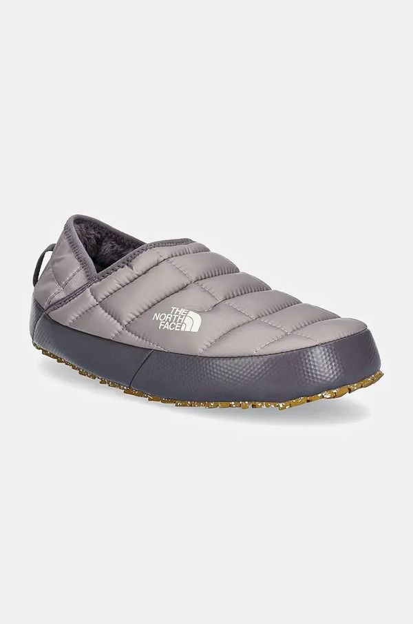The North Face Kućne papuče The North Face Thermoball Traction Mule V boja: siva, NF0A3V1H8ON1