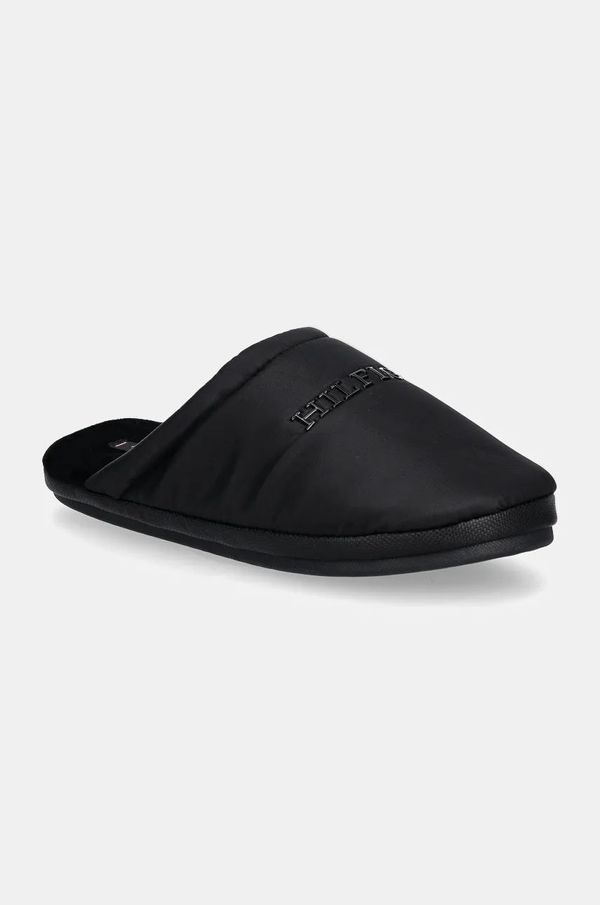 Tommy Hilfiger Kućne papuče Tommy Hilfiger NYLON HILFIGER HOUSE SHOE boja: crna, FM0FM05225