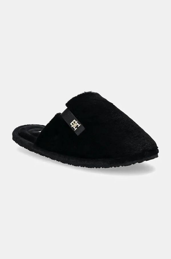 Tommy Hilfiger Kućne papuče Tommy Hilfiger TH COMFORT HOME SLIPPER boja: crna, FW0FW08138