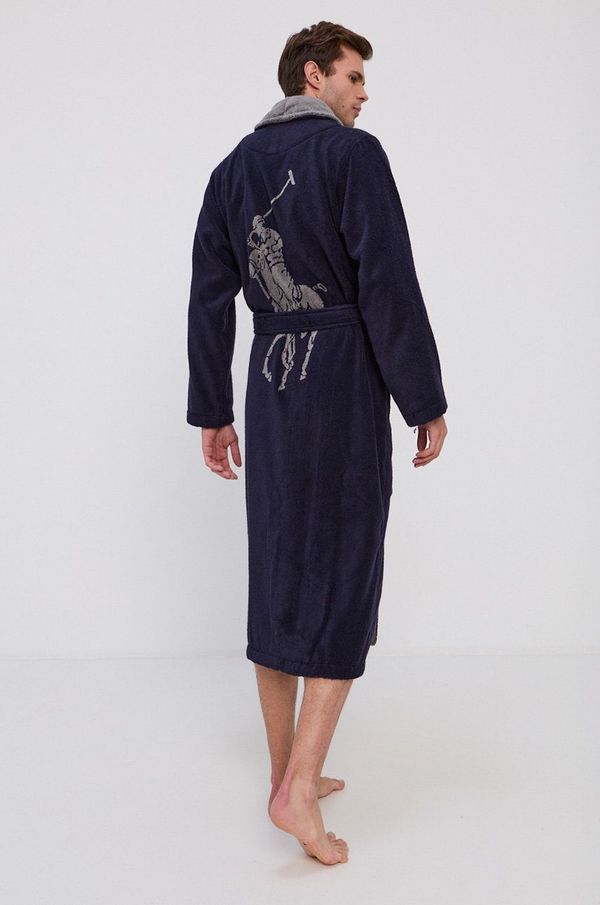 Polo Ralph Lauren Kućni ogrtač Polo Ralph Lauren boja: tamno plava, 714854533001