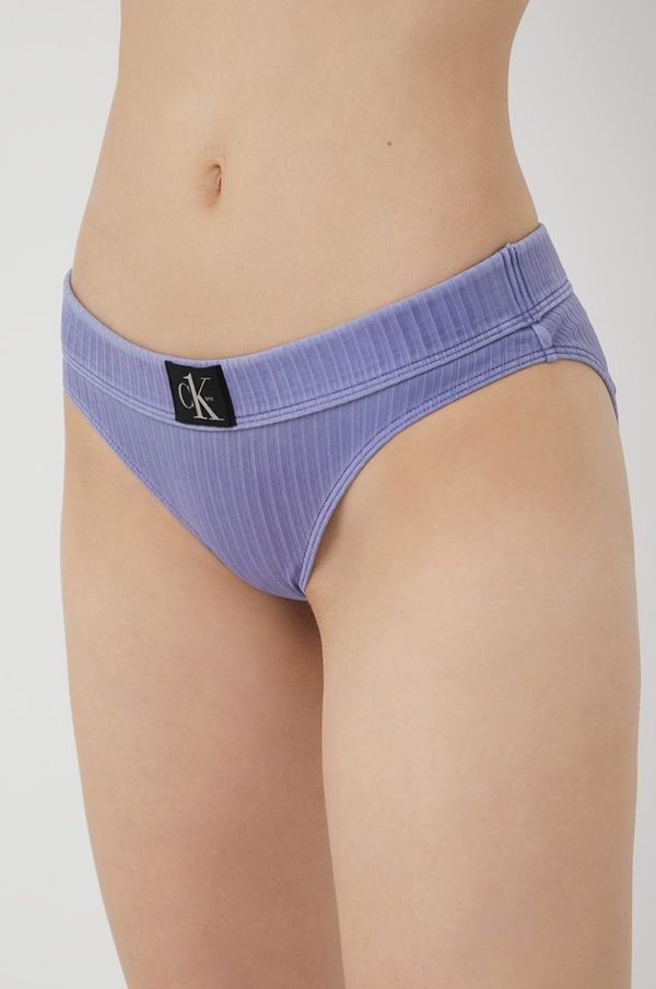 Calvin Klein Kupaće gaćice Calvin Klein boja: ljubičasta