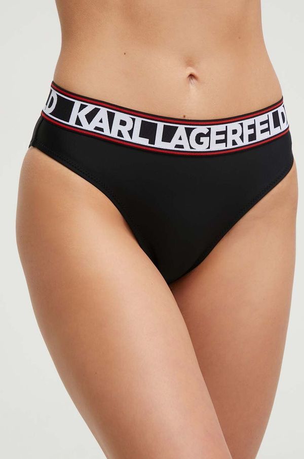 Karl Lagerfeld Kupaće gaćice Karl Lagerfeld boja: crna