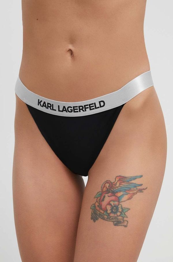 Karl Lagerfeld Kupaće gaćice Karl Lagerfeld boja: crna