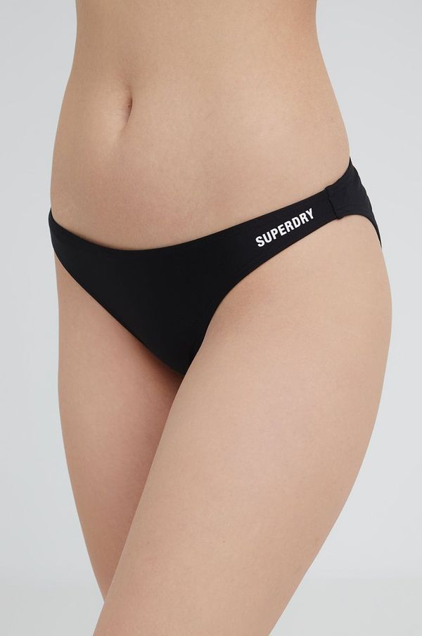 Superdry Kupaće gaćice Superdry boja: crna