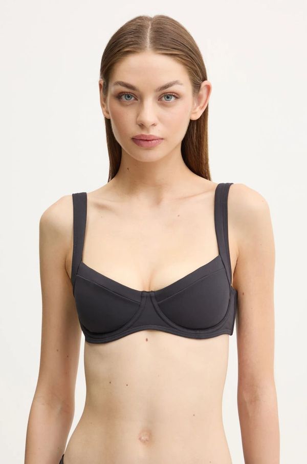 adidas Originals Kupaći grudnjak adidas Originals ESSNTLS BIK TOP boja: crna, čvrste košarice, JV5190
