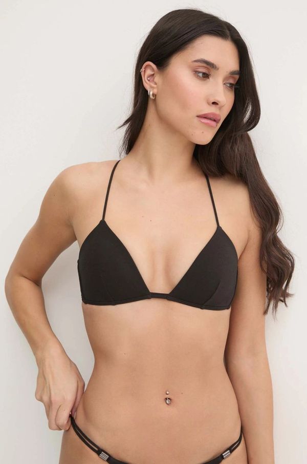 Calvin Klein Kupaći grudnjak Calvin Klein boja: crna, lagano učvršćene košarice, KW0KW02737