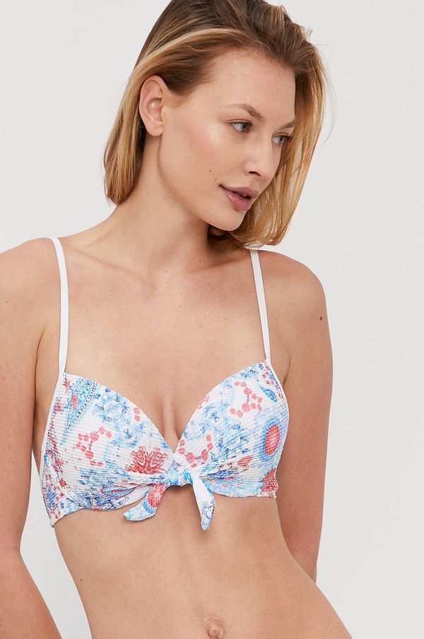 Desigual Kupaći grudnjak Desigual boja: bijela
