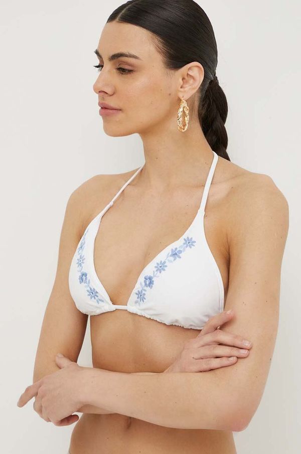Hollister Co. Kupaći grudnjak Hollister Co. boja: bijela, lagano učvršćene košarice
