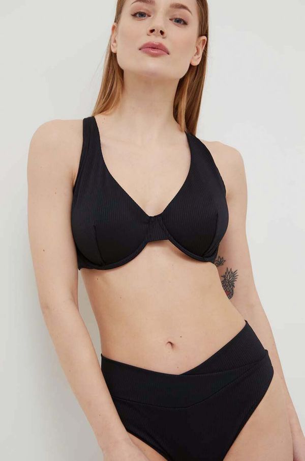 Hollister Co. Kupaći grudnjak Hollister Co. boja: crna, mekane košarice