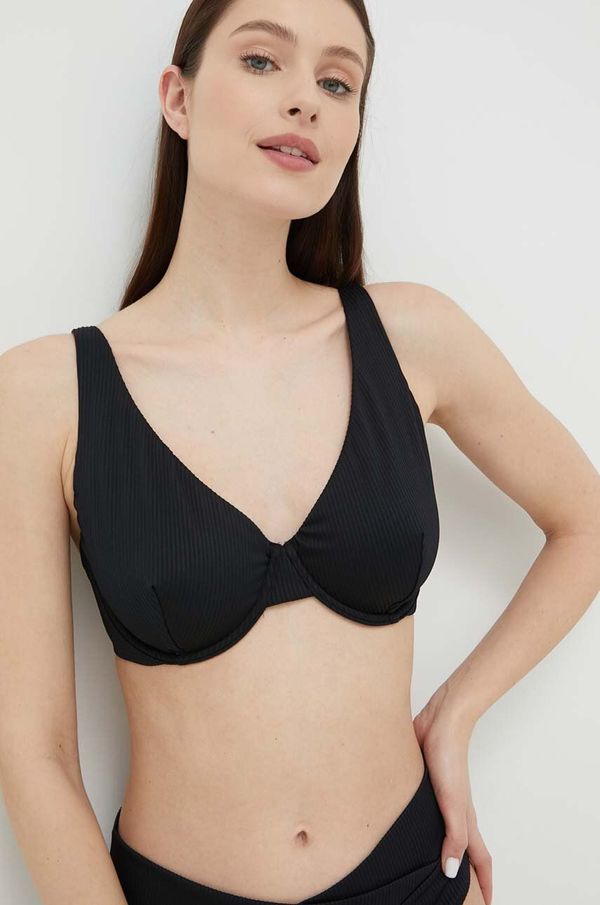 Hollister Co. Kupaći grudnjak Hollister Co. boja: crna, mekane košarice