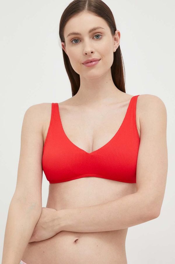 Hollister Co. Kupaći grudnjak Hollister Co. boja: crvena, lagano učvršćene košarice