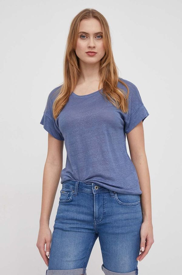 Pepe Jeans Lanena majica kratkih rukava Pepe Jeans