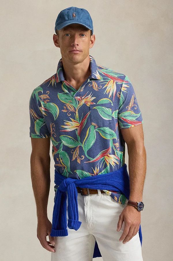 Polo Ralph Lauren Lanena polo majica Polo Ralph Lauren s uzorkom, 710958230