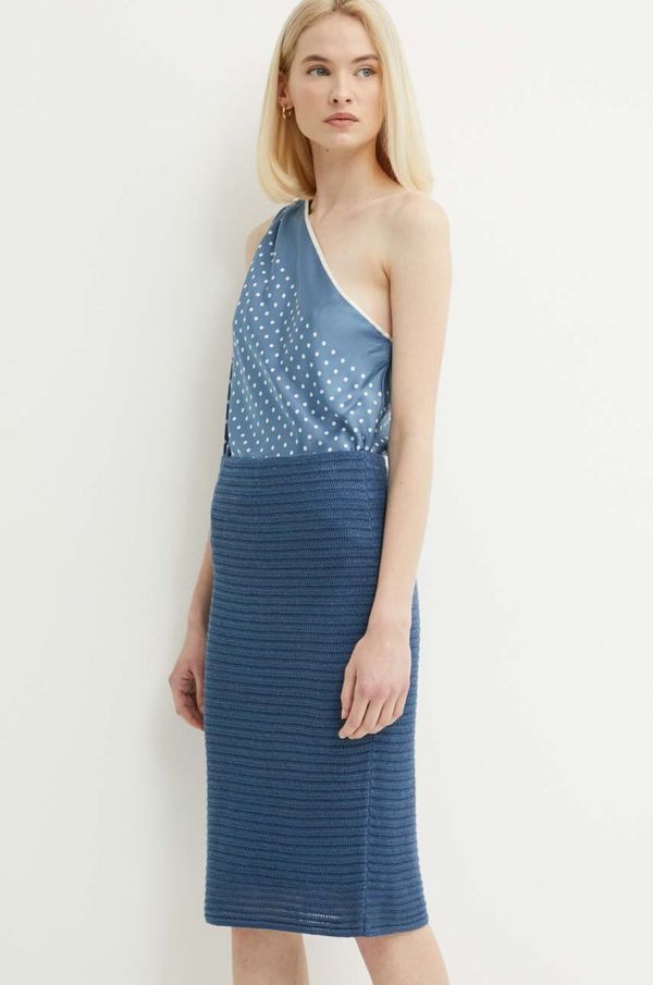 Lauren Ralph Lauren Lanena suknja Lauren Ralph Lauren midi, pencil, 200932981