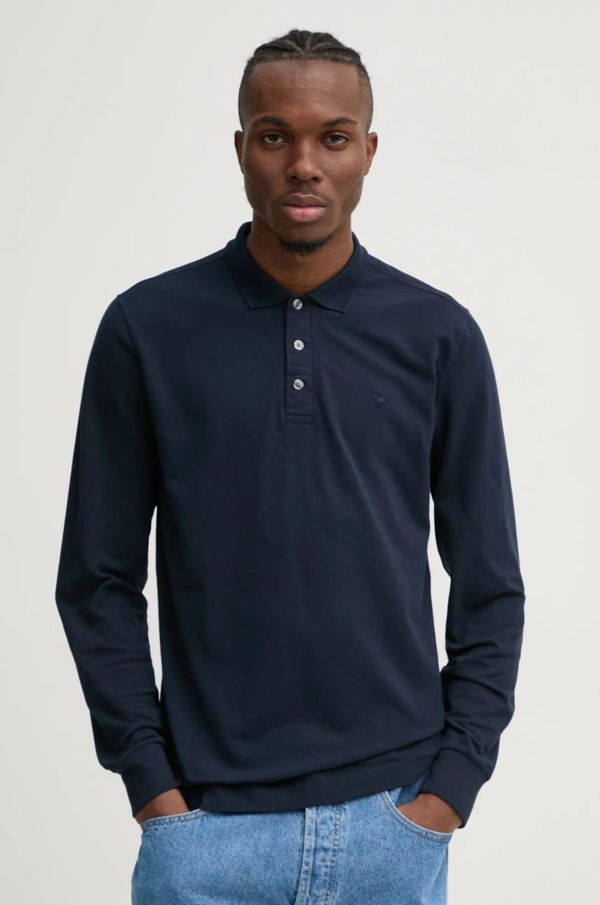 Abercrombie & Fitch Majica dugih rukava Abercrombie & Fitch za muškarce, boja: tamno plava, bez uzorka, KI124-4549