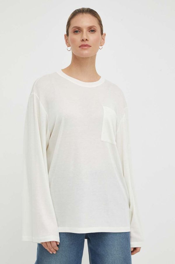 By Malene Birger Majica dugih rukava By Malene Birger za žene, boja: bež