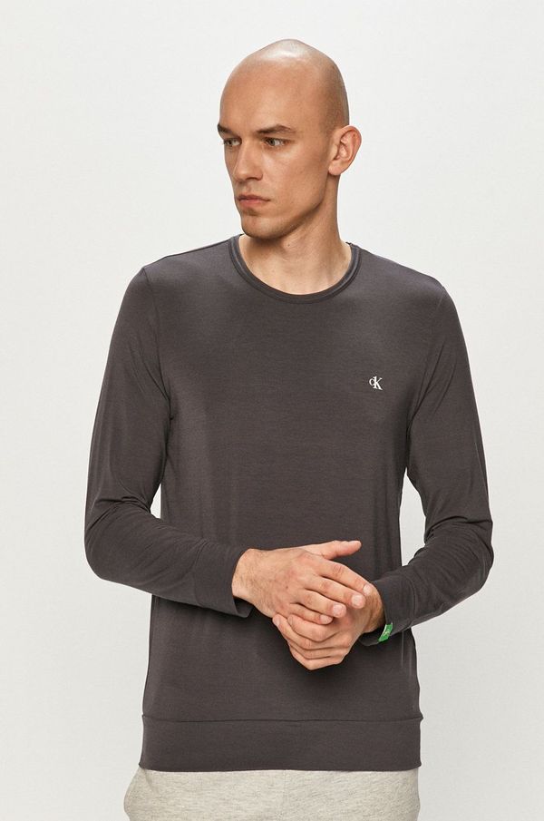 Calvin Klein Underwear Majica dugih rukava Calvin Klein Underwear boja: siva
