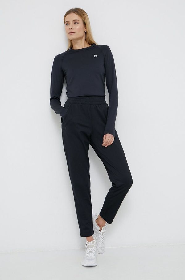 Under Armour Majica dugih rukava Under Armour za žene, boja: crna