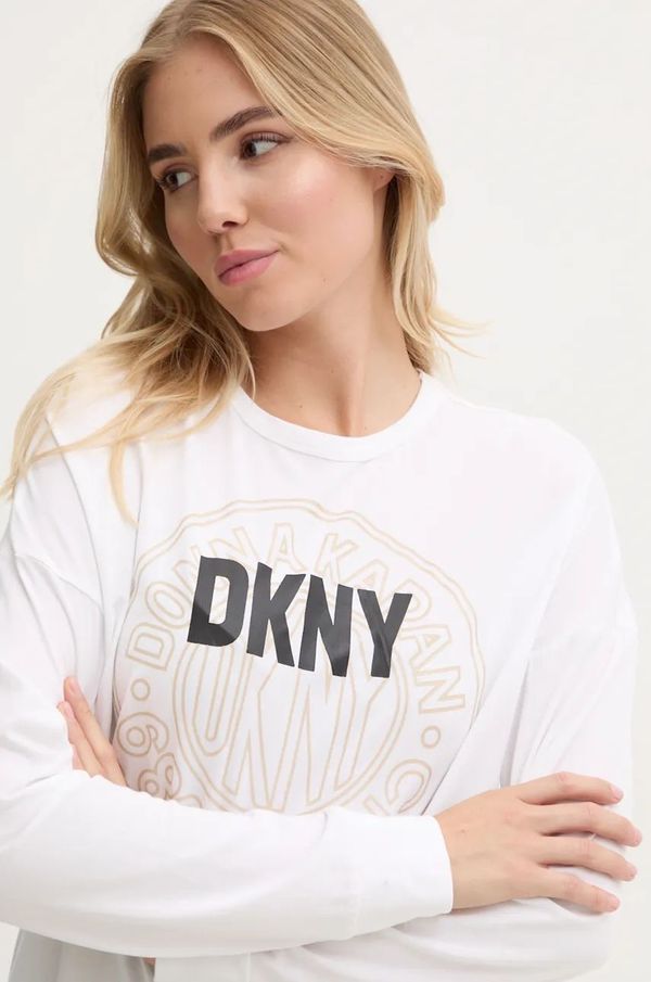 DKNY Majica dugih rukava za spavanje Dkny boja: bijela, YI20021