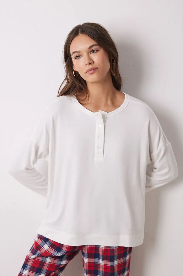 women'secret Majica dugih rukava za spavanje women'secret MIX AND MATCH PERFECT MATCH za žene, boja: bež, 3278427