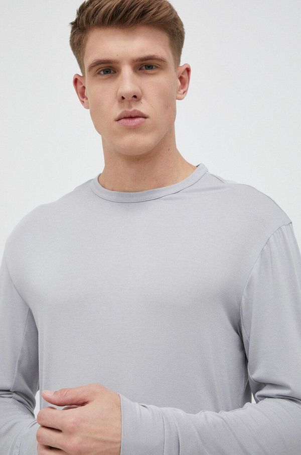 Reebok Majica dugih rukava za trening Reebok boja: siva, jednobojni model