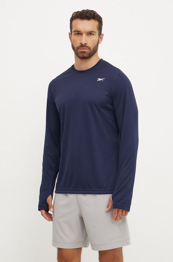 Reebok Majica dugih rukava za trening Reebok boja: tamno plava, bez uzorka, 100065328