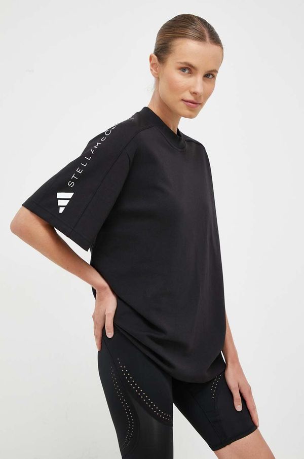 adidas by Stella McCartney Majica kratkih rukava adidas by Stella McCartney za žene, boja: crna