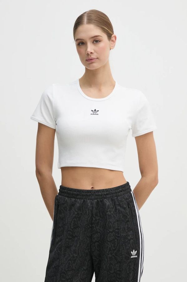 adidas Originals Majica kratkih rukava adidas Originals Essential za žene, boja: bijela, JC9026