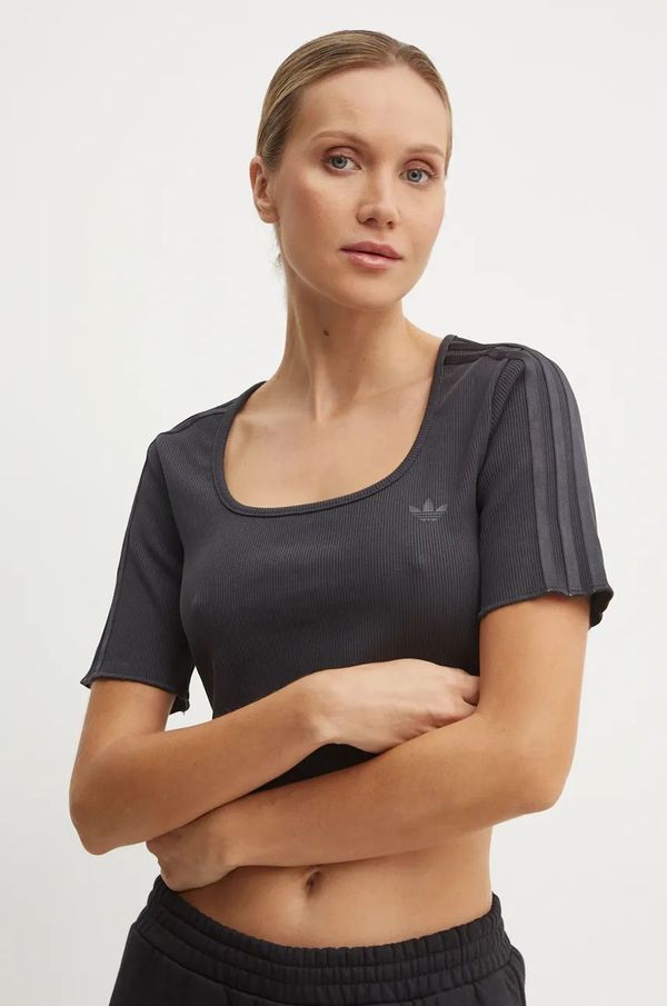 adidas Originals Majica kratkih rukava adidas Originals Femme Galore Baby Tee za žene, boja: crna, JN3013