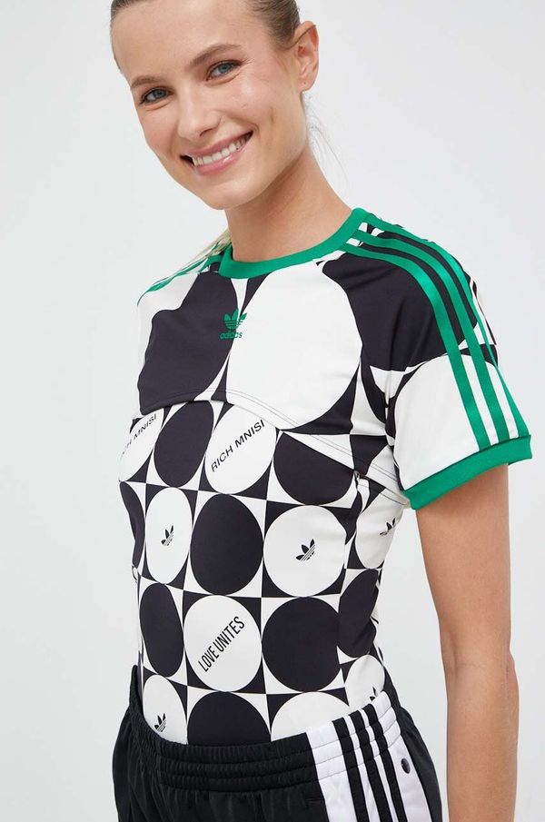 adidas Originals Majica kratkih rukava adidas Originals PRIDE za žene, boja: crna