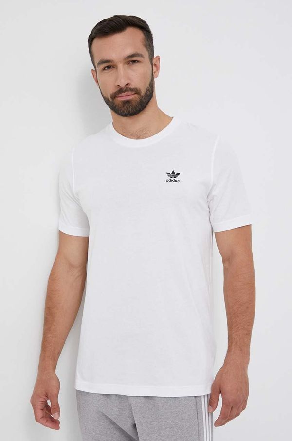 adidas Originals Majica kratkih rukava adidas Originals za muškarce, boja: bijela, s aplikacijom