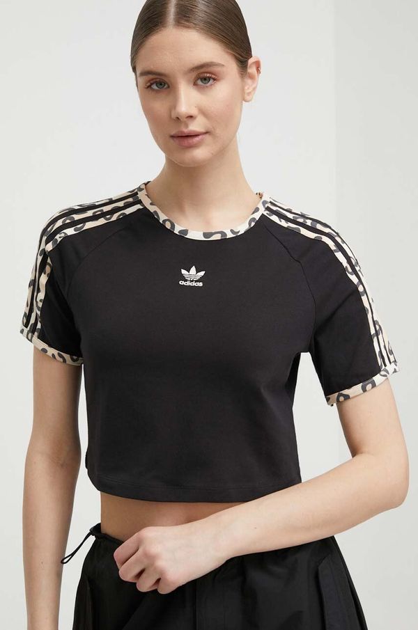 adidas Originals Majica kratkih rukava adidas Originals za žene, boja: crna