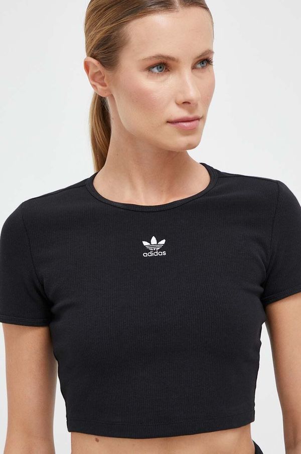 adidas Originals Majica kratkih rukava adidas Originals za žene, boja: crna