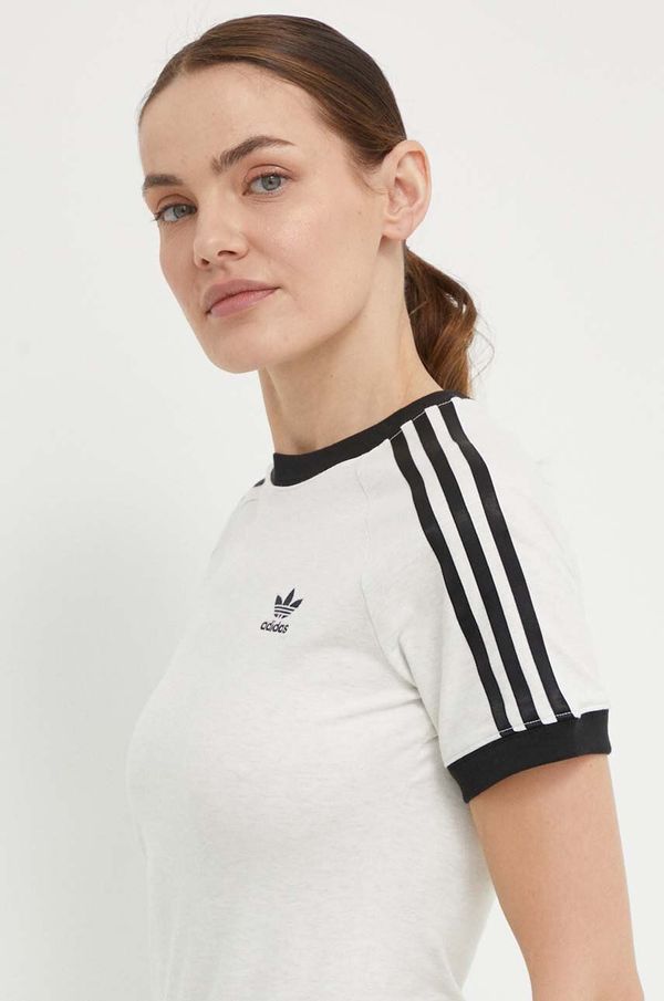 adidas Originals Majica kratkih rukava adidas Originals za žene, boja: siva, IR8104