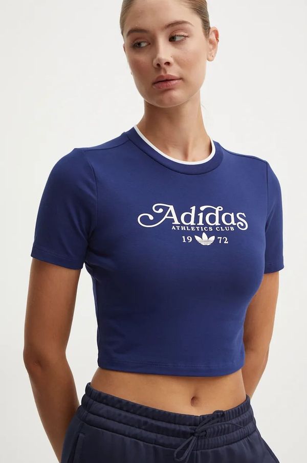 adidas Originals Majica kratkih rukava adidas Originals za žene, boja: tamno plava, IX3544