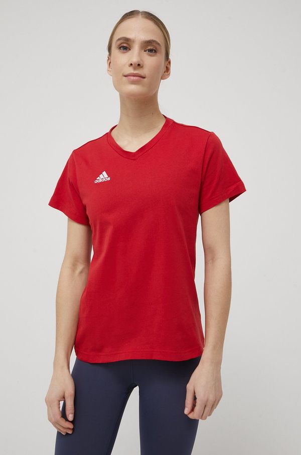 adidas Performance Majica kratkih rukava adidas Performance Entrada 22 za žene, boja: crvena