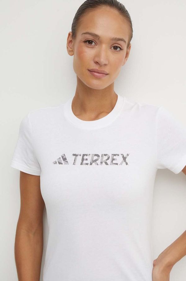 adidas TERREX Majica kratkih rukava adidas TERREX za žene, boja: bijela, HZ1391