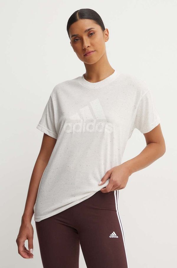 adidas Majica kratkih rukava adidas za žene, boja: bijela, IS3602