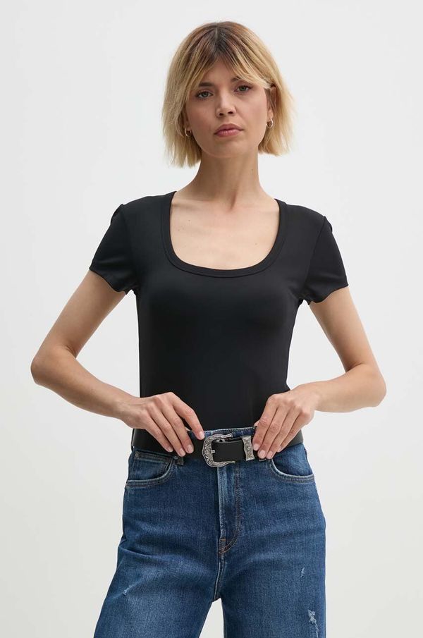 Calvin Klein Majica kratkih rukava Calvin Klein za žene, boja: crna, K20K207191