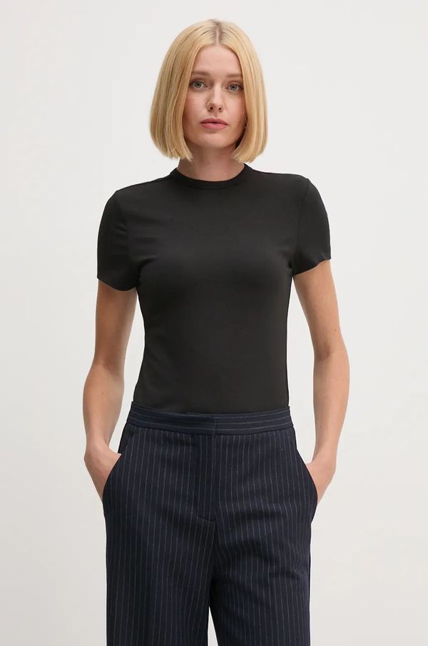 Calvin Klein Majica kratkih rukava Calvin Klein za žene, boja: crna, K20K207620