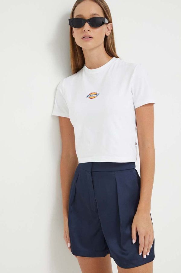 Dickies Majica kratkih rukava Dickies za žene, boja: bijela