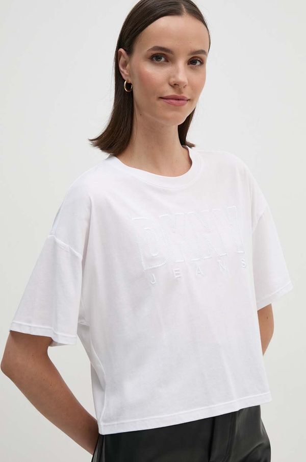 DKNY Majica kratkih rukava Dkny za žene, boja: bijela, DJ4T1178