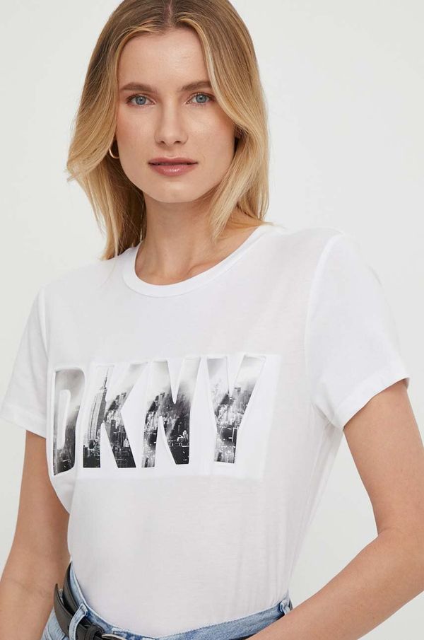 DKNY Majica kratkih rukava Dkny za žene, boja: bijela, P4AHUWNA