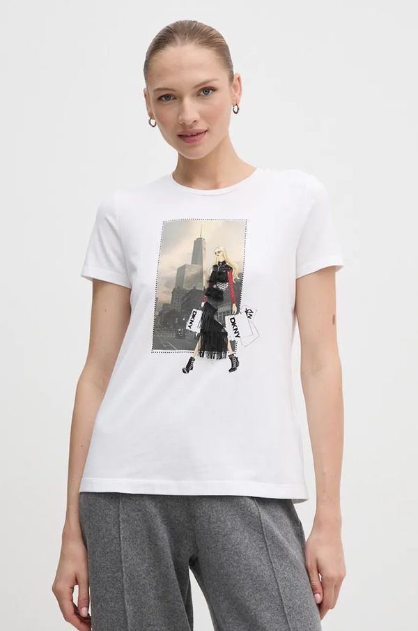 DKNY Majica kratkih rukava Dkny za žene, boja: bijela, P4MHXWNA